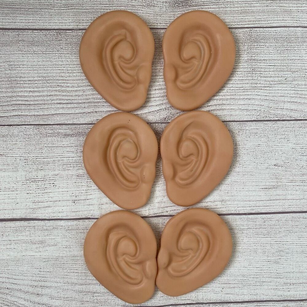 Costume ears set of 3 Halloween or dress up  L5”xW3.5”